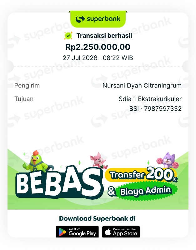 Bukti TF Gavin Armaghano Pratama