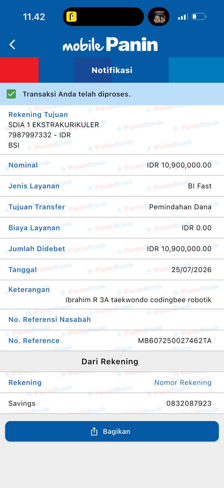 Bukti TF Ibrahim Rachmanu