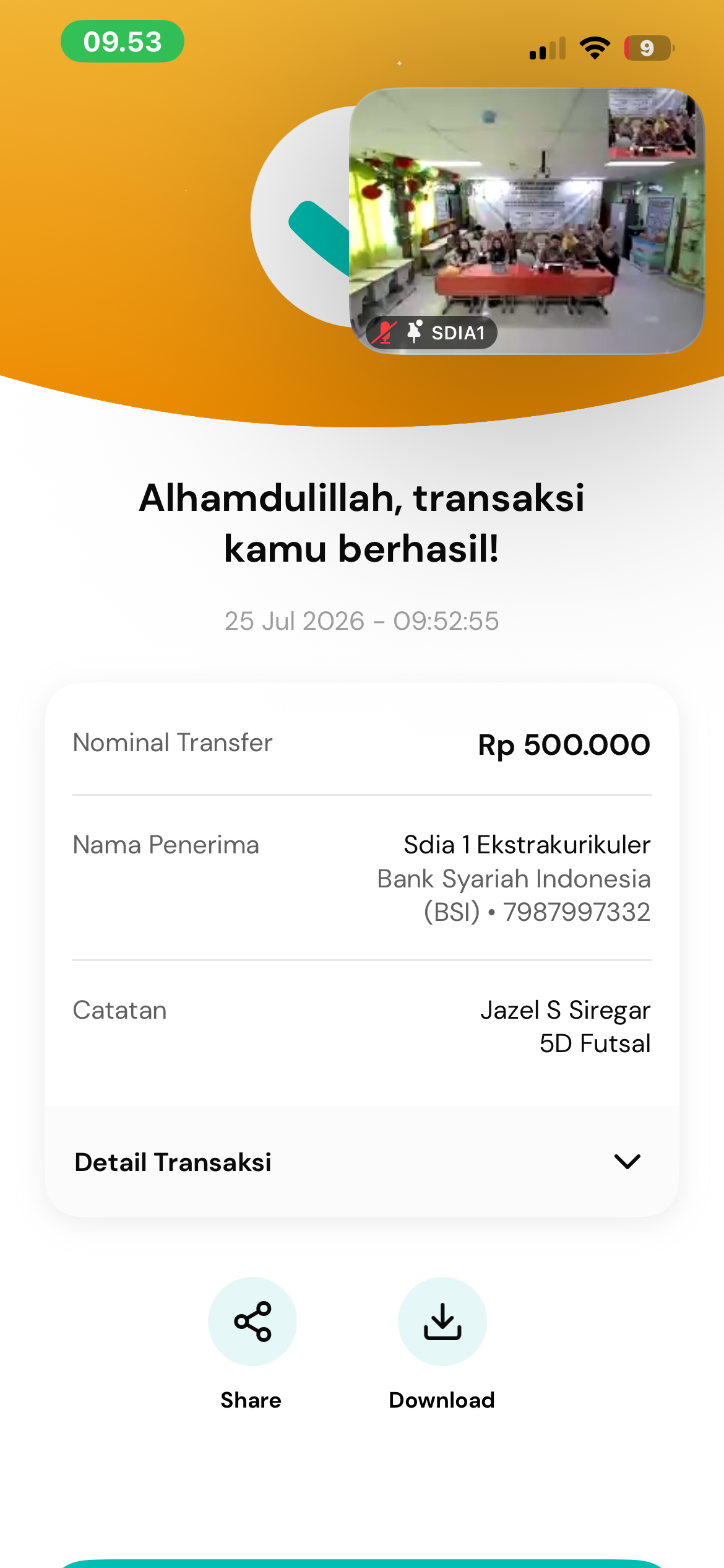 Bukti TF Jazel Sahala Siregar